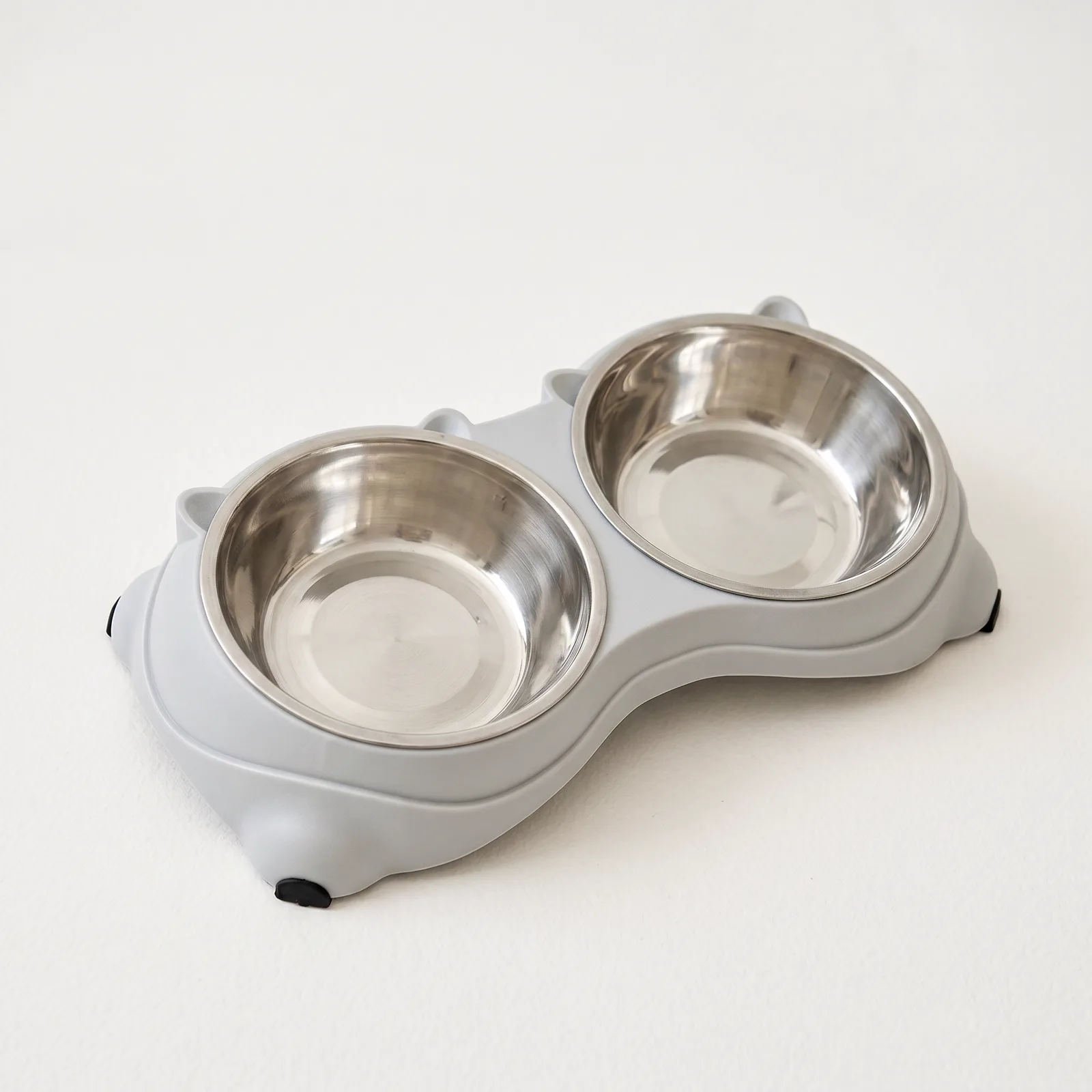 Anti Slip Base Double Cat Food